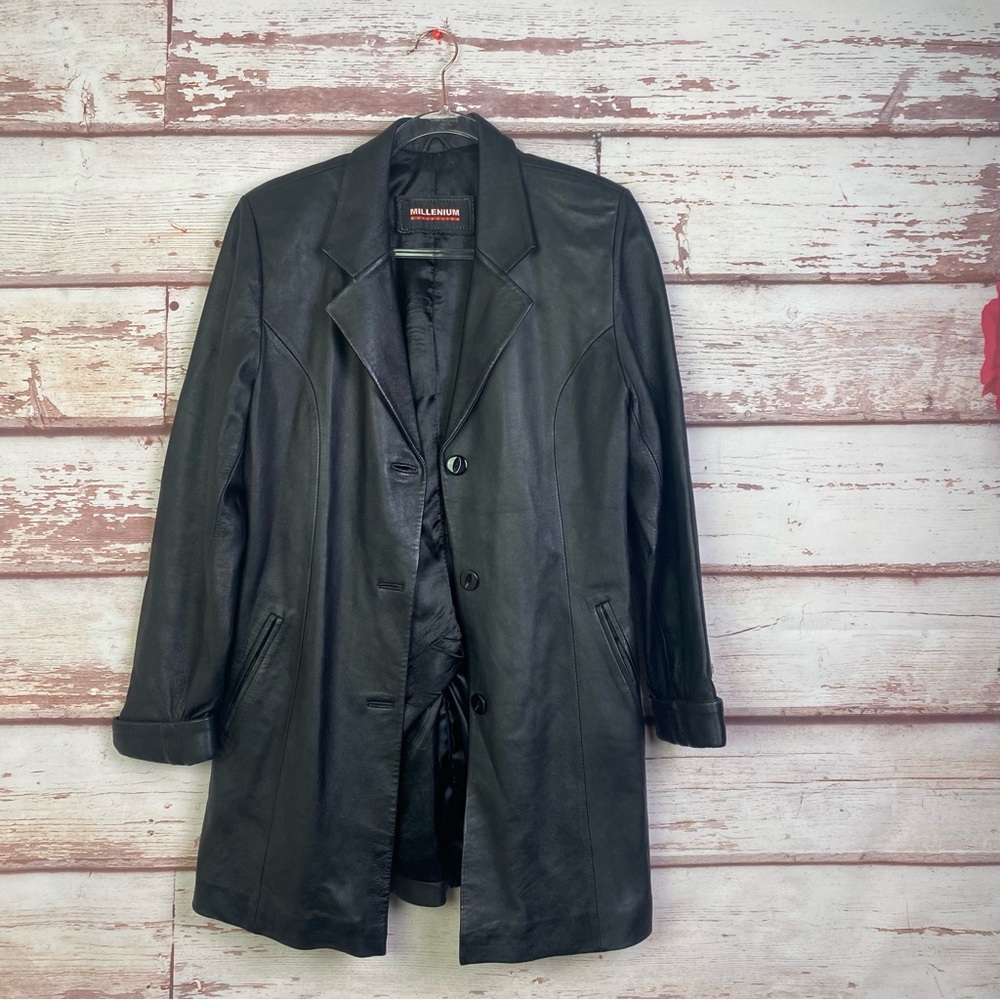 Millenium Collection Vintage Leather Jacket - image 1